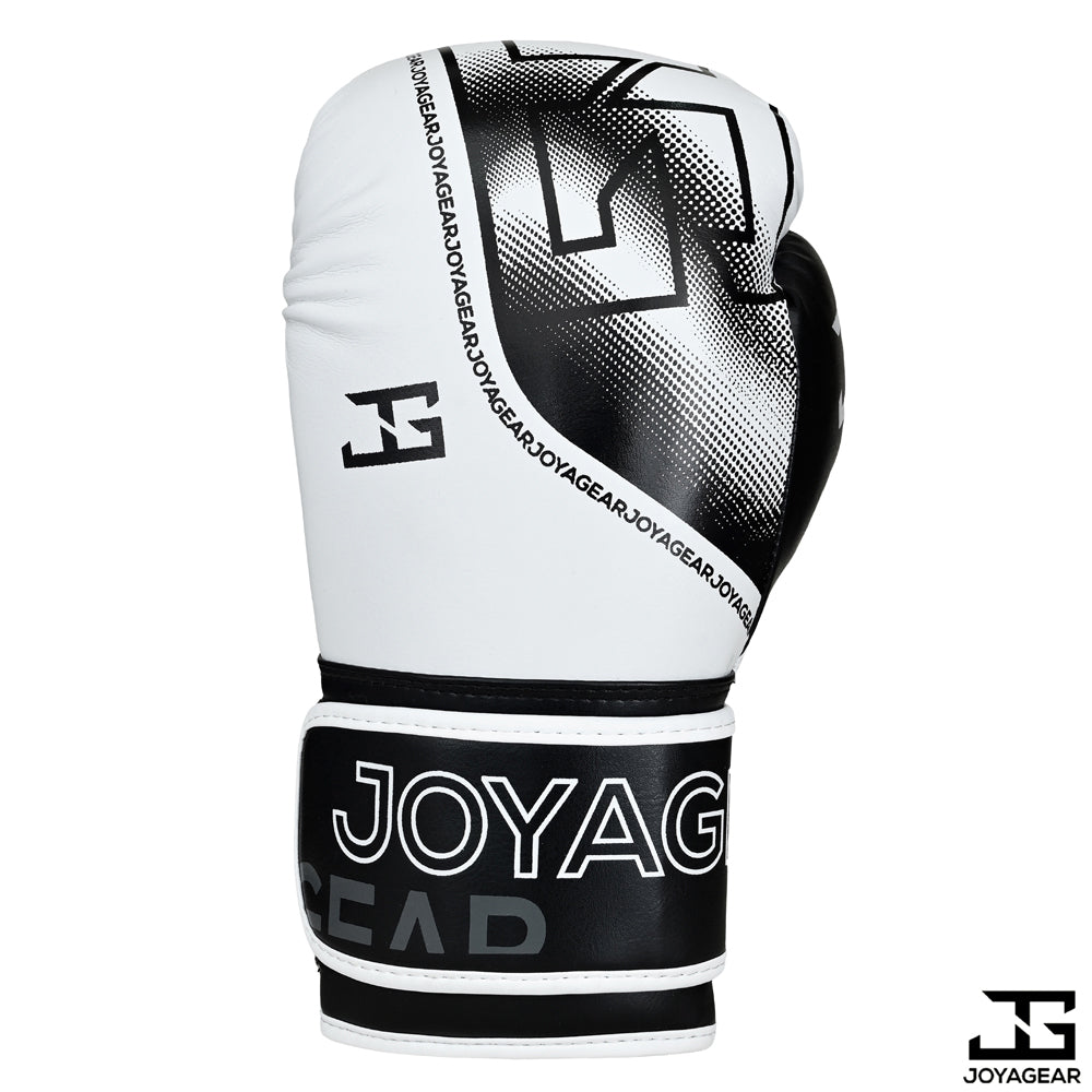 The Joyagear "Evolution" Boxing Gloves - White-Black