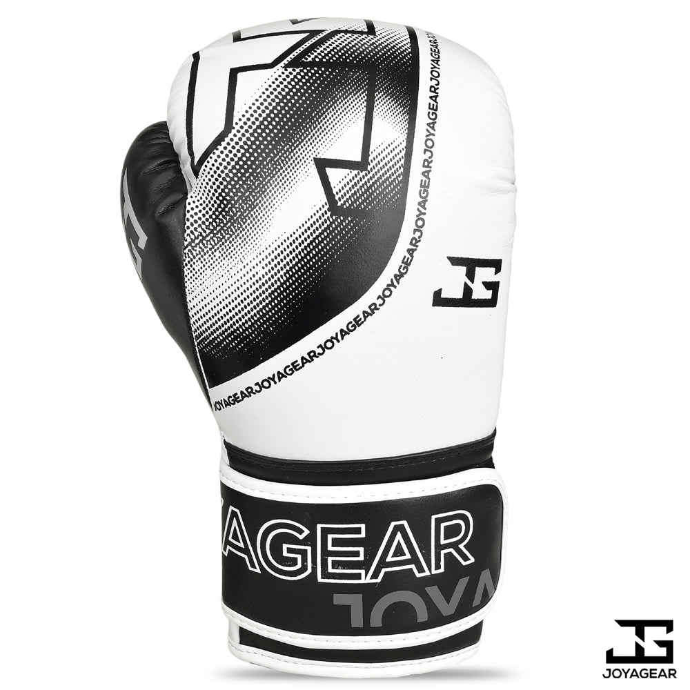 The Joyagear "Evolution" Boxing Gloves - White-Black