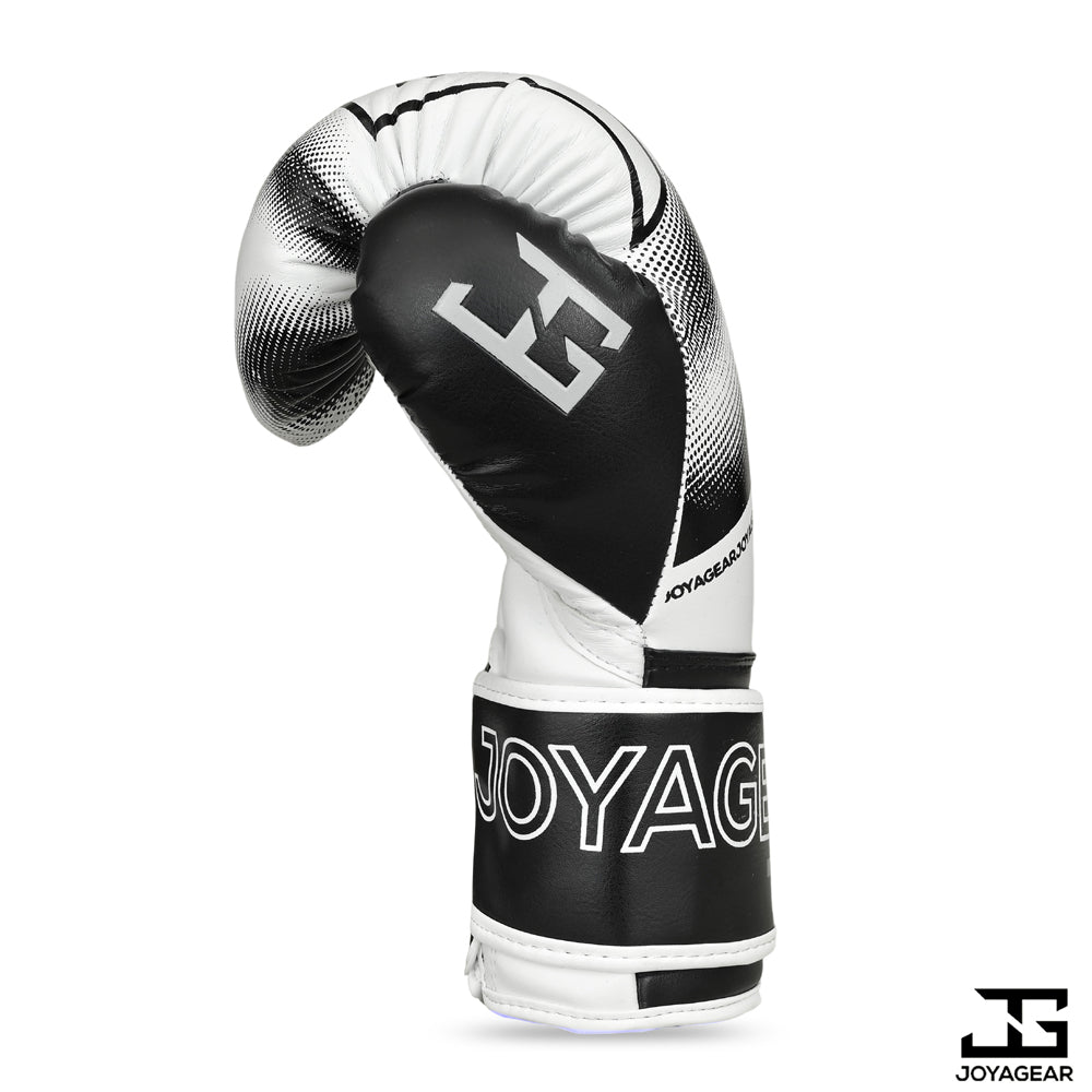 The Joyagear "Evolution" Boxing Gloves - White-Black