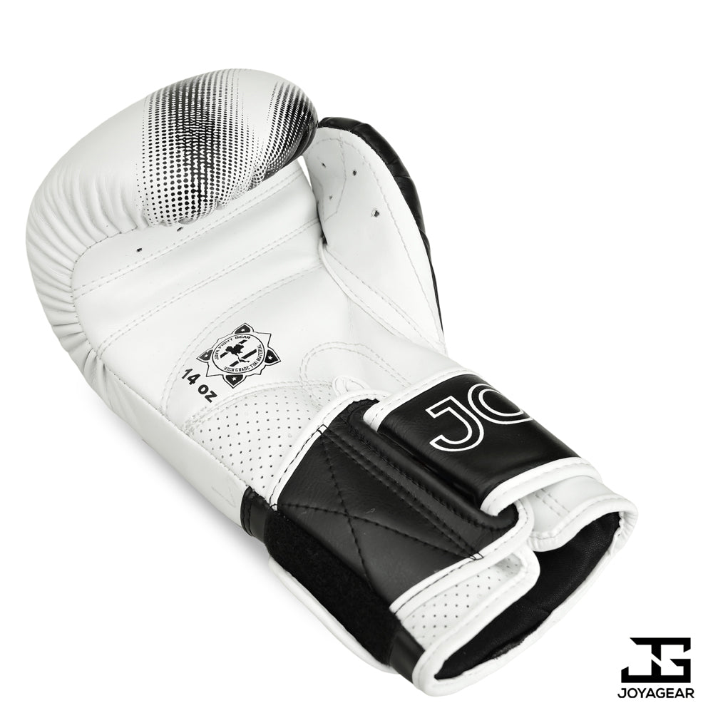 The Joyagear "Evolution" Boxing Gloves - White-Black