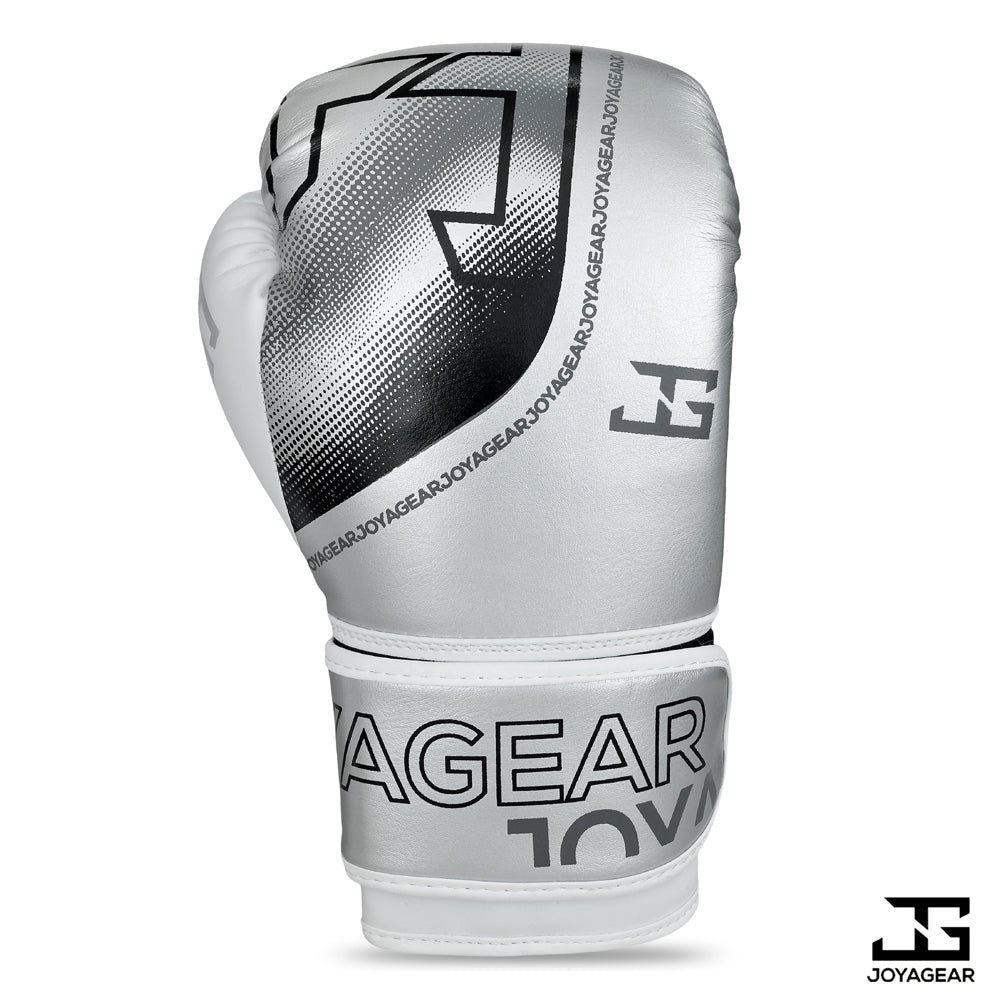 Joyagear "Evolution" Bokshandschoenen - Zilver/Wit