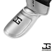 The Joyagear "Evolution" Shinguards - Silver-White