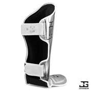 The Joyagear "Evolution" Shinguards - Silver-White