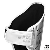 The Joyagear "Evolution" Shinguards - Silver-White