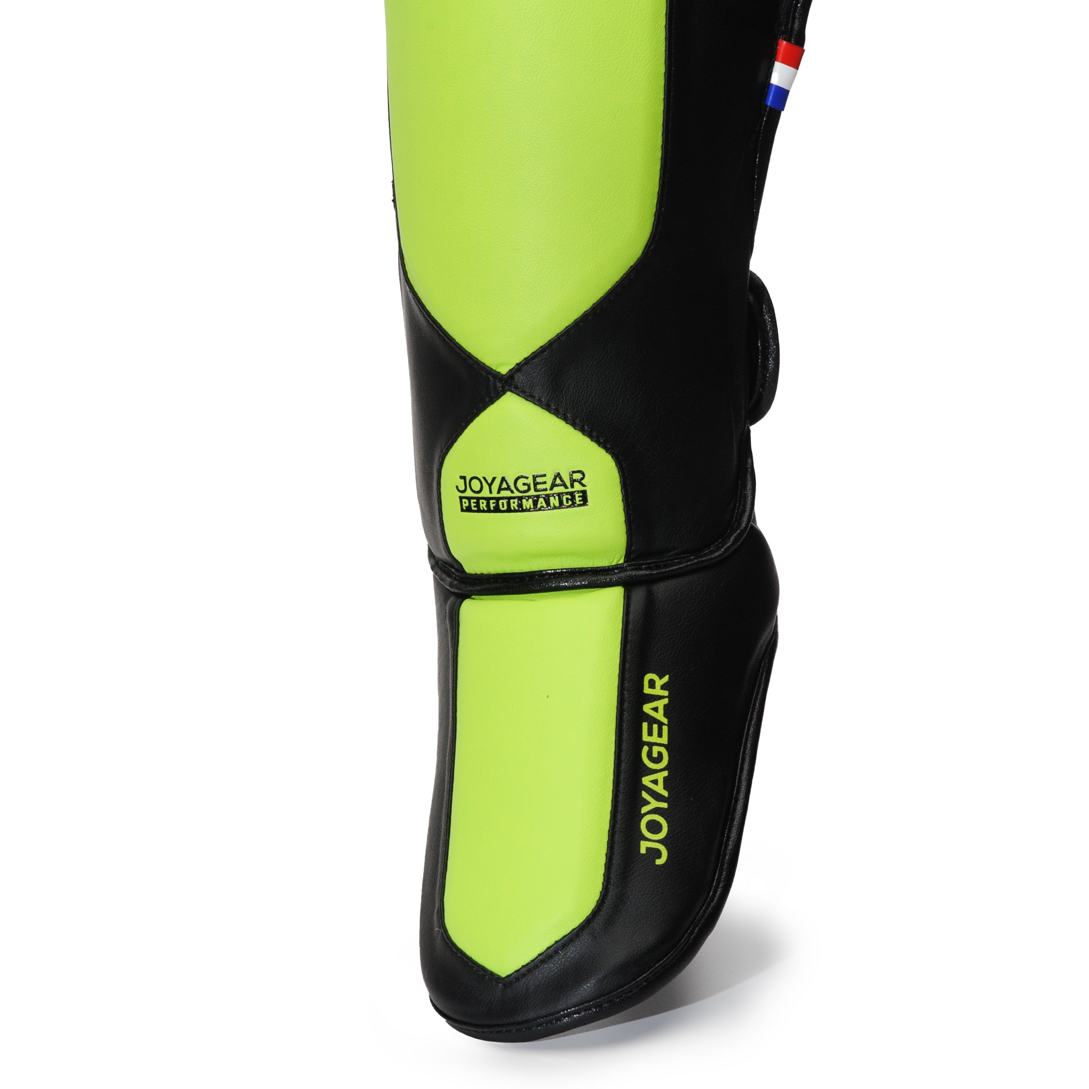 Joyagear Performance Scheenbeschermers Zwart/Limoengroen