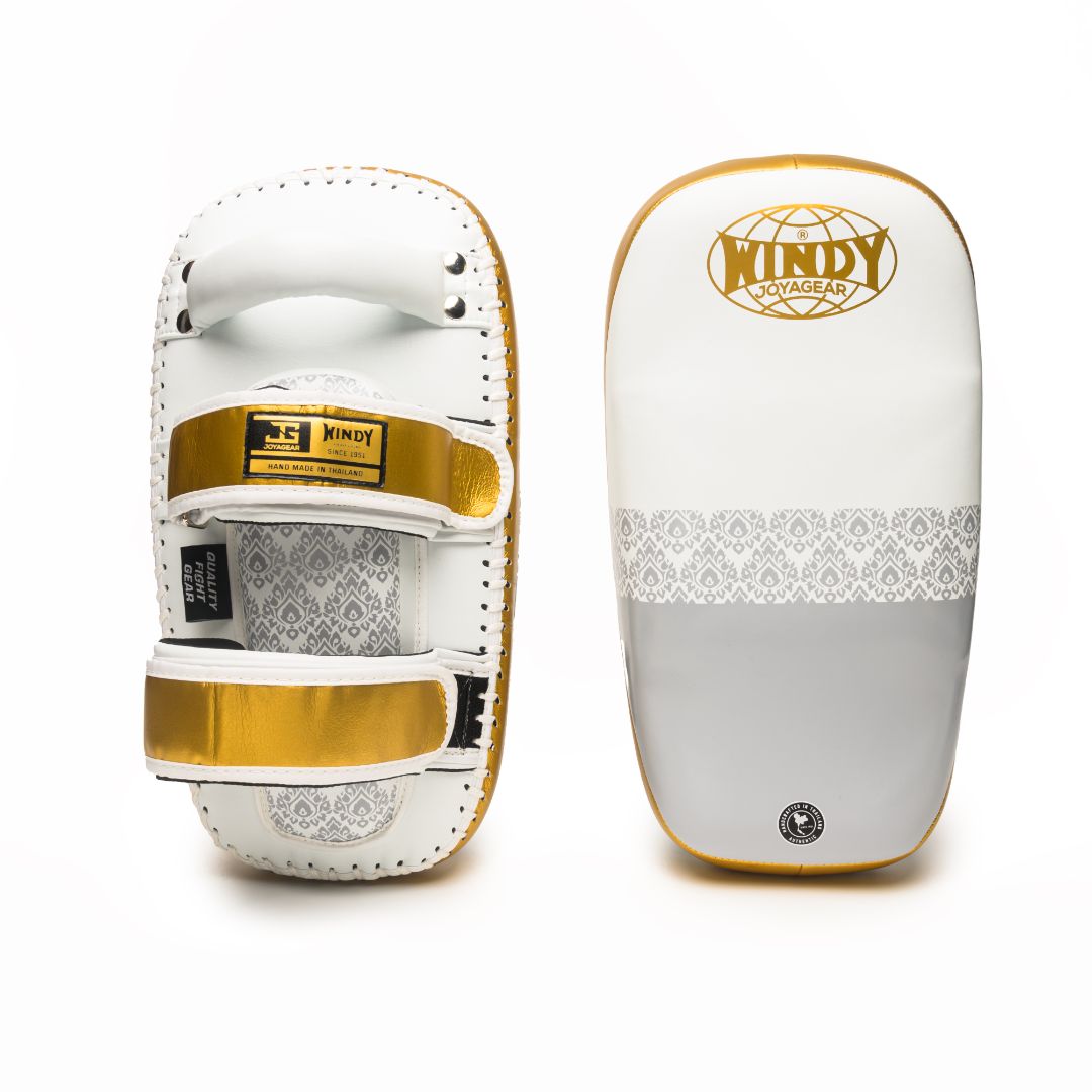 JOYAGEAR X WINDY THAI PADS White/Gold