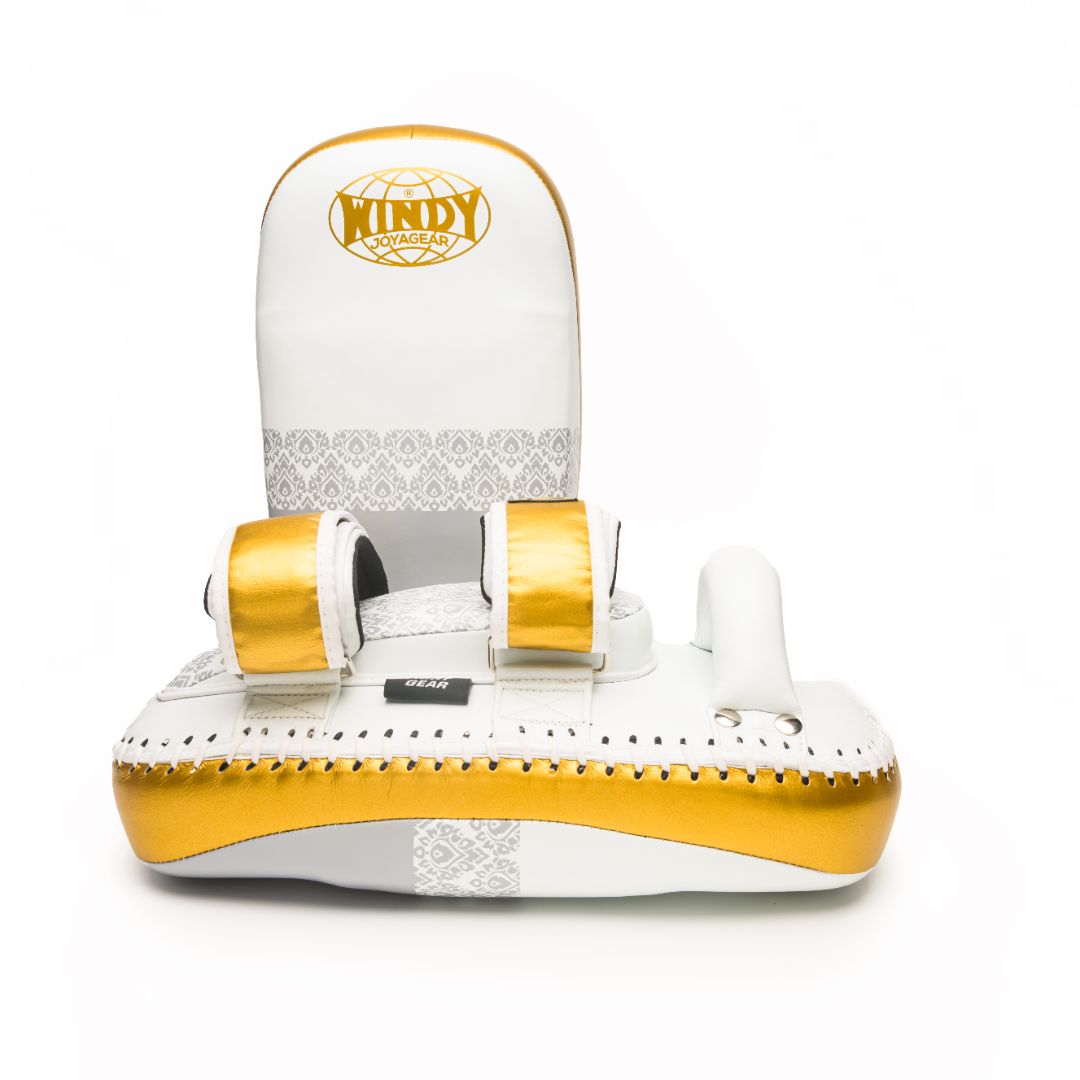 JOYAGEAR X WINDY THAI PADS White/Gold