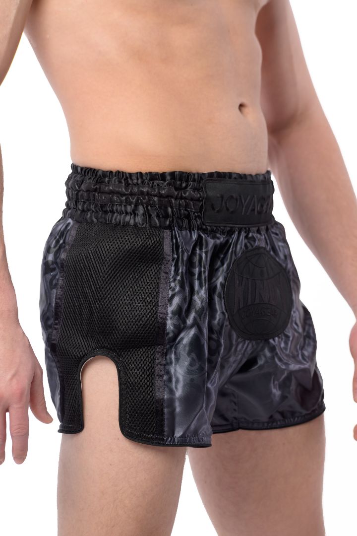 Joyagear X Windy Muay Thai Shorts Black/Black