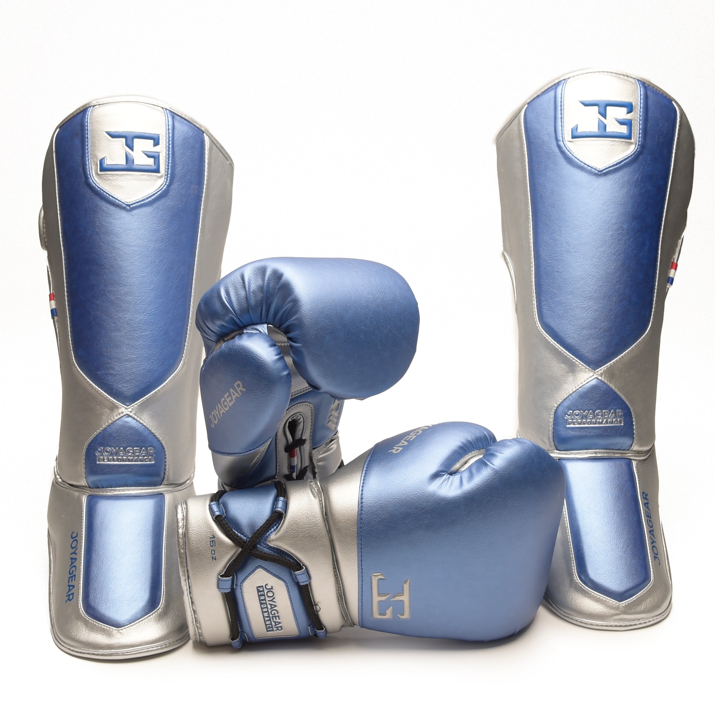 Joyagear Performance Scheenbeschermers Blauw/Zilver