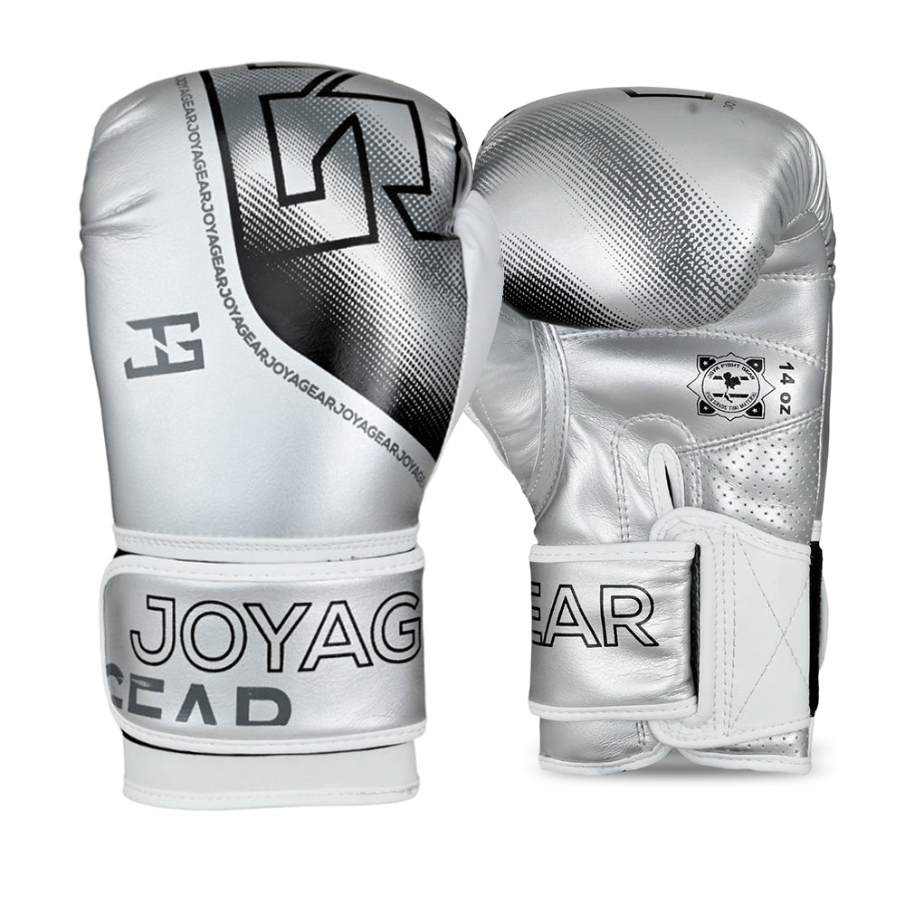 Joyagear "Evolution" Bokshandschoenen - Zilver/Wit