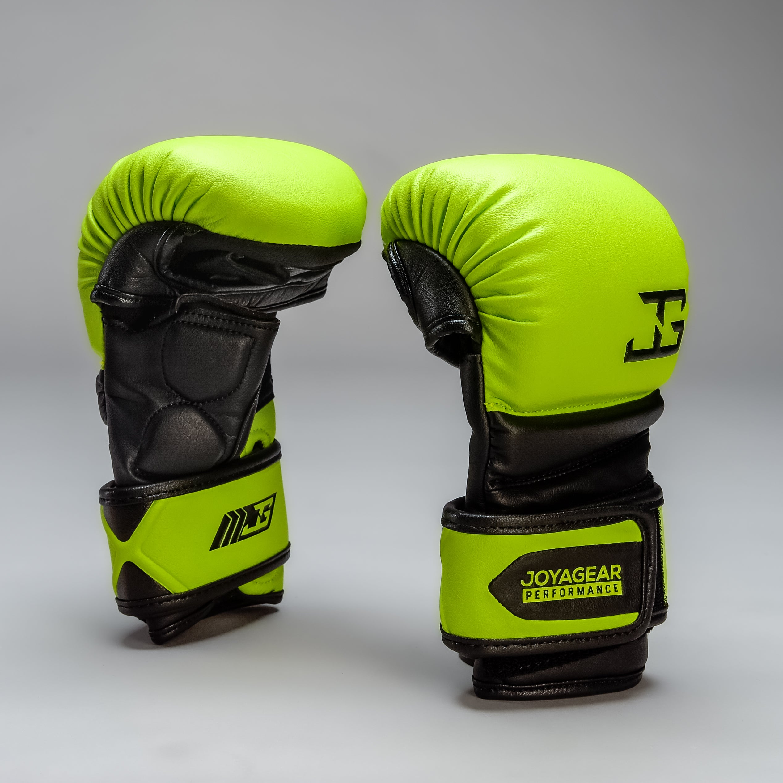 Joyagear Performance MMA Handschoenen Zwart/Limoengroen
