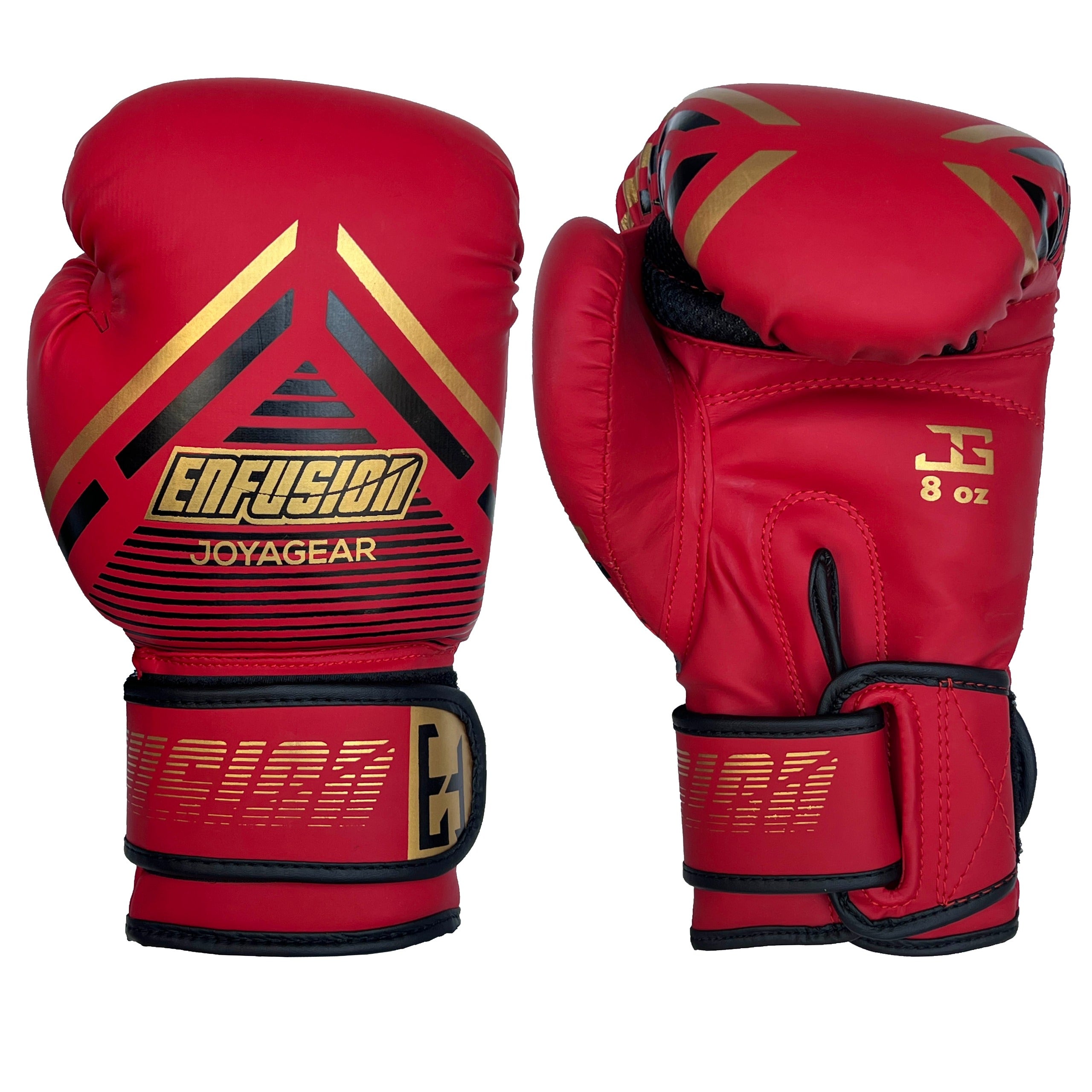 Joyagear X Enfusion Junior Boxing Gloves Red