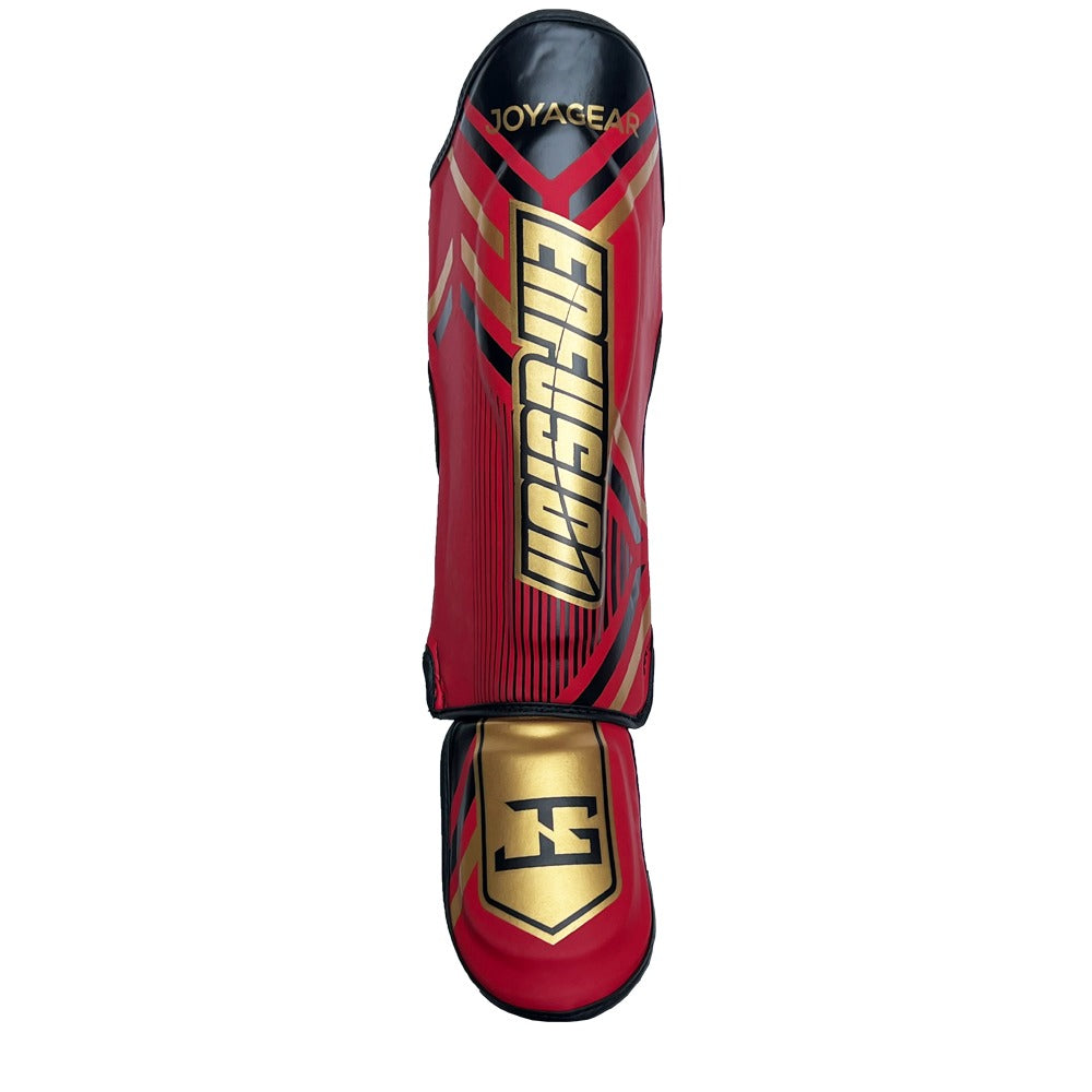 Joyagear X Enfusion Junior Shinguards Red