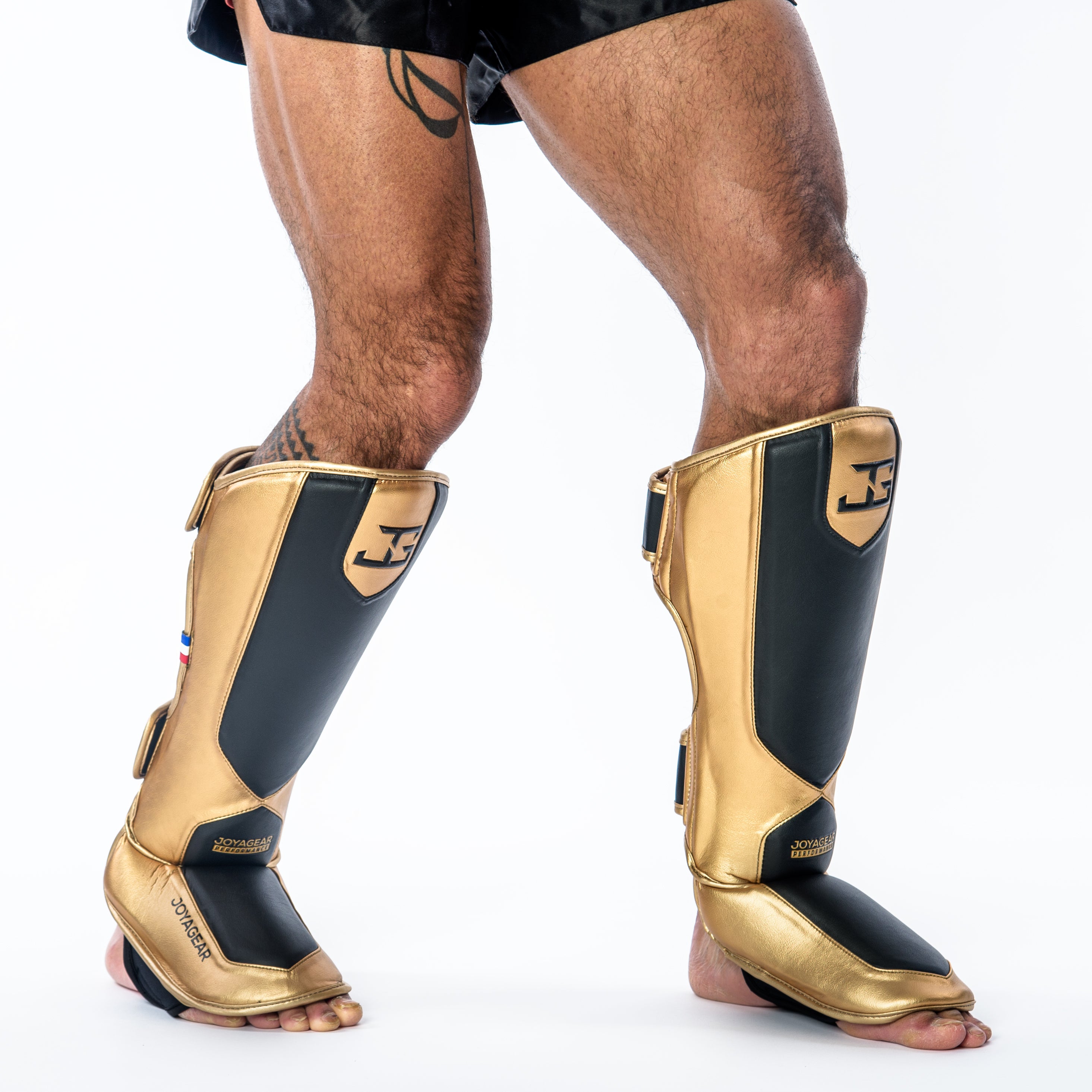 Joyagear Performance Scheenbeschermers Zwart/Goud