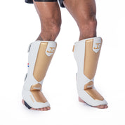 Joyagear Performance Scheenbeschermers Wit/Goud