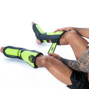 Joyagear Performance Scheenbeschermers Zwart/Limoengroen