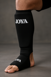 Joyagear Scheenbeschermer - Inschuif Elastisch Katoen - Zwart