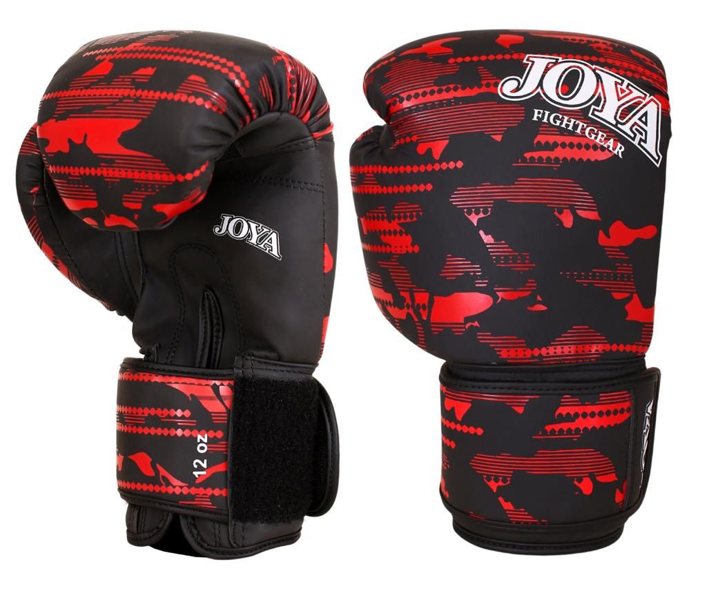 Joya Kinder Camo V2 (Kick) Bokshandschoenen - Rood