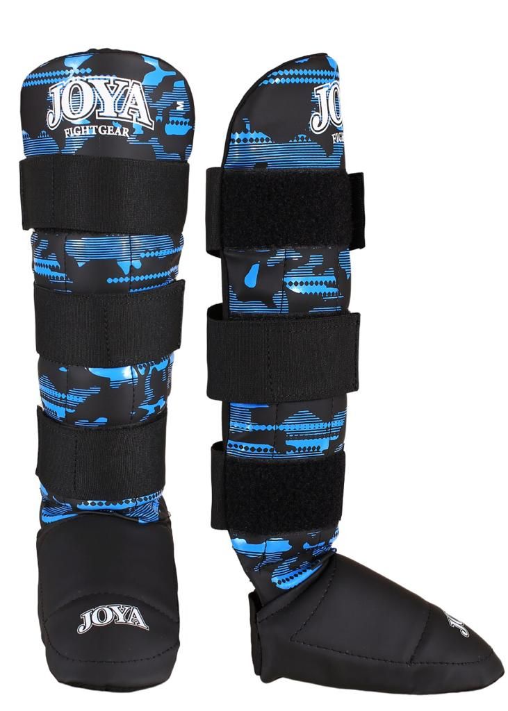 Joya Kinder Camo V2 Scheenbeschermers - Blauw