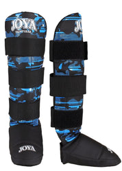 Joya Kinder Camo V2 Scheenbeschermers - Blauw