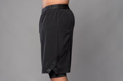 2-1 Pants with Half Leggings - BLACK/BLACK