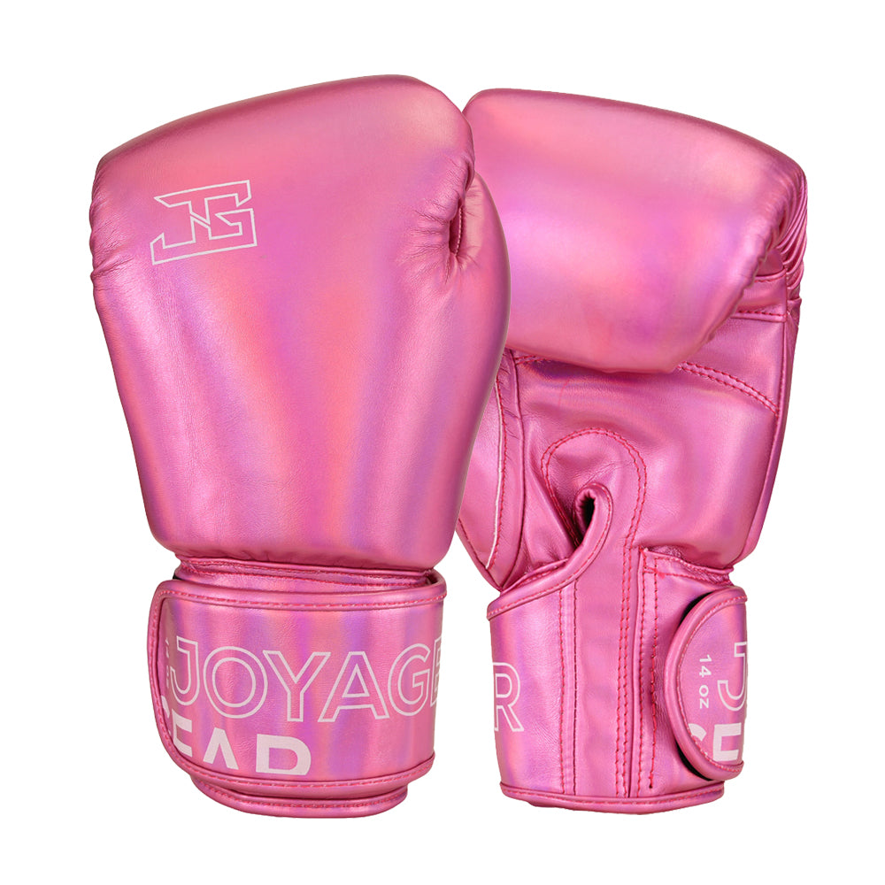 Joyagear Women Holographic Boxing Gloves Pink