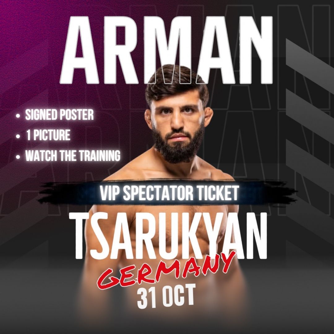 Arman Tsarukyan VIP Spectator Ticket Düsseldorf