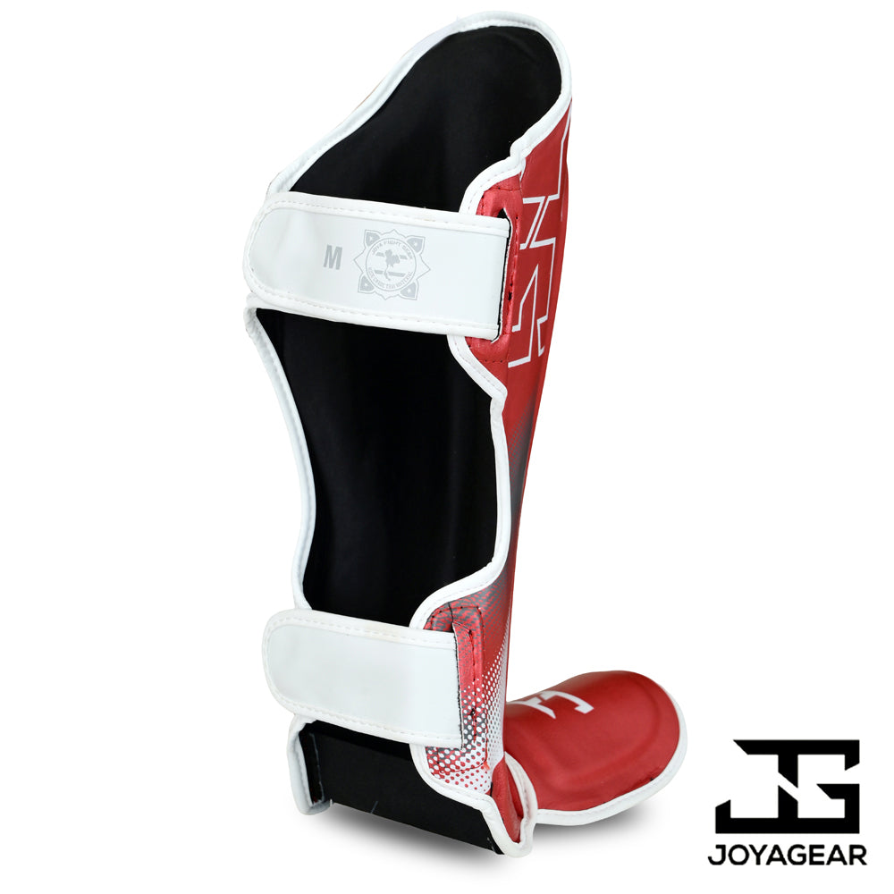 The Joyagear "Evolution" Shinguards - Red-White