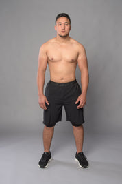 2-1 Pants with Half Leggings - BLACK/BLACK