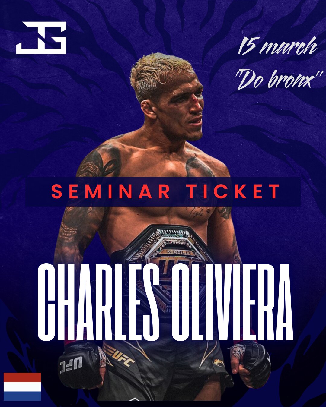 Charles Oliveira Seminar Ticket