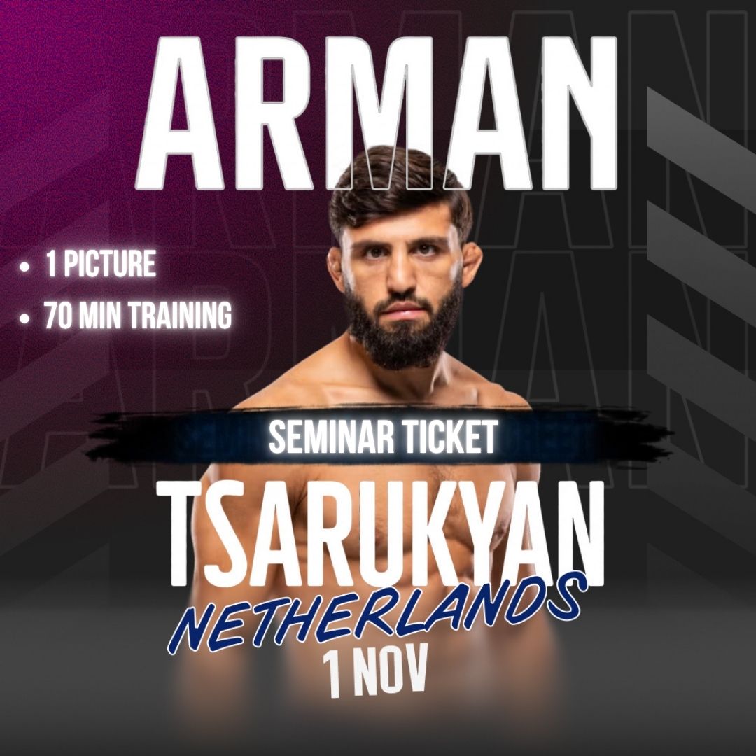 Arman Tsarukyan Seminar Ticket Amsterdam