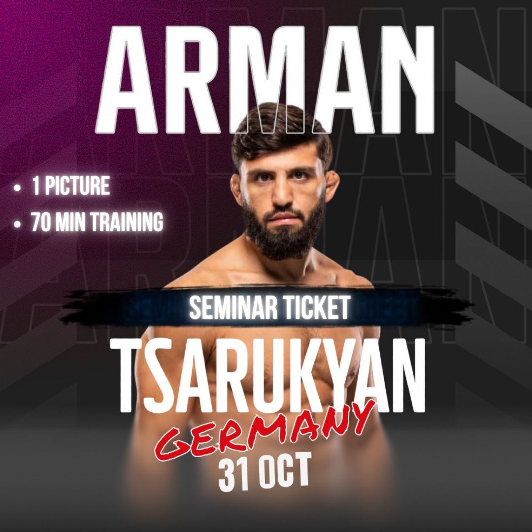 Arman Tsarukyan Seminar Ticket Düsseldorf