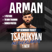 Arman Tsarukyan VIP Seminar Ticket Amsterdam