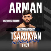 Arman Tsarukyan Spectator Ticket Amsterdam