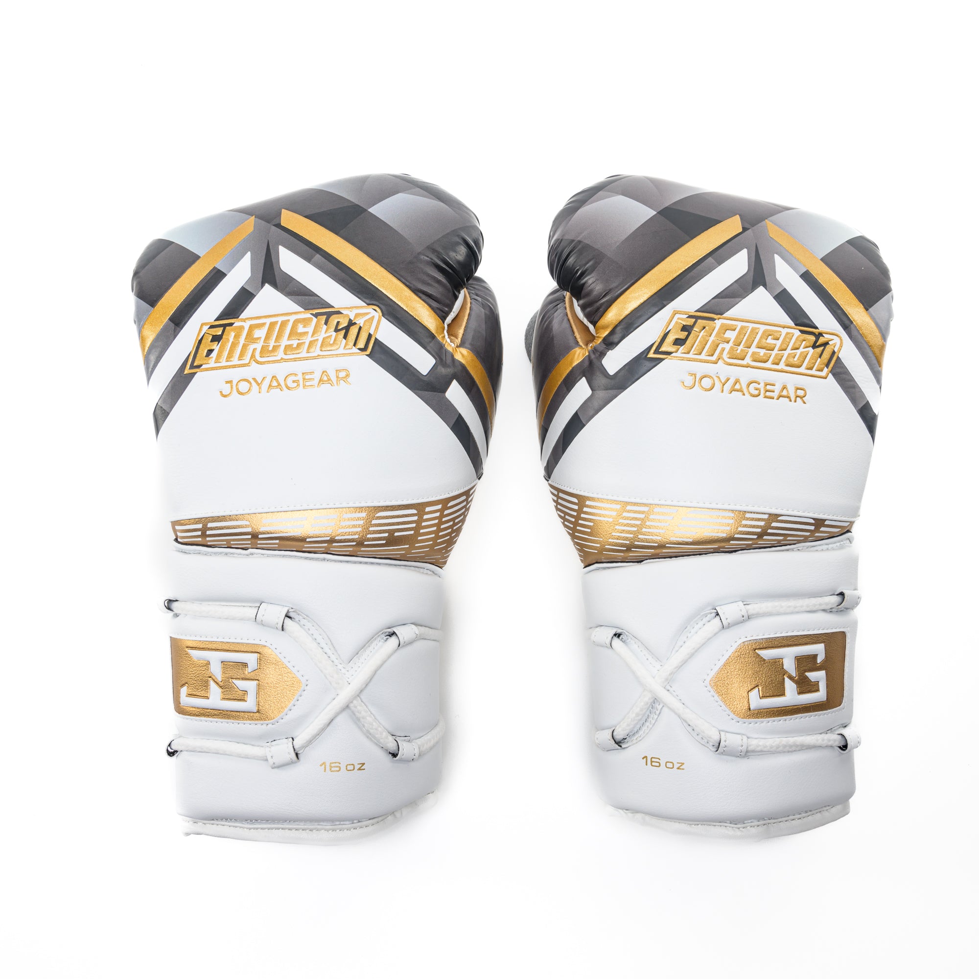 Joyagear Performance Enfusion Veters Bokshandschoenen Wit/Goud