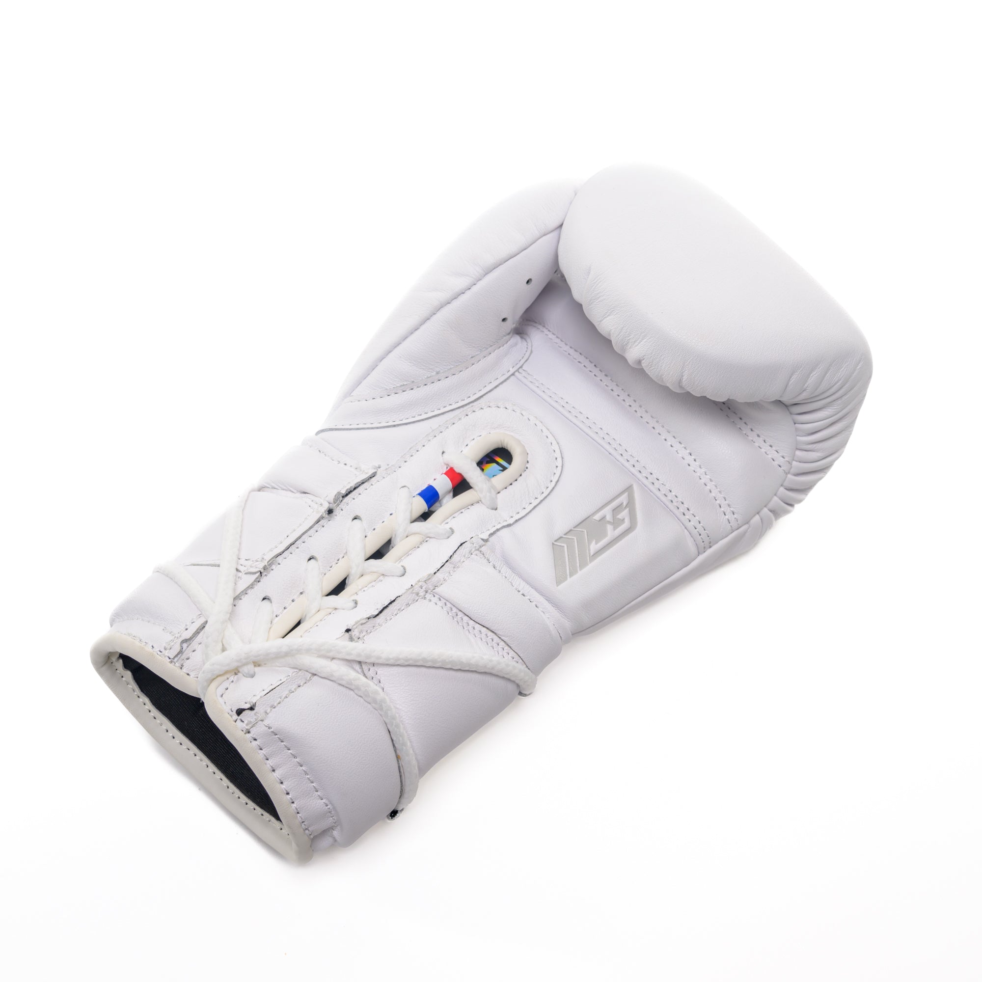 Joyagear Elite Performance Laces Boxing Gloves Leather White