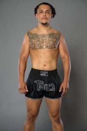 Joyagear Muay Thai Shorts Black/White