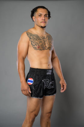 Joyagear Muay Thai Shorts Black/White