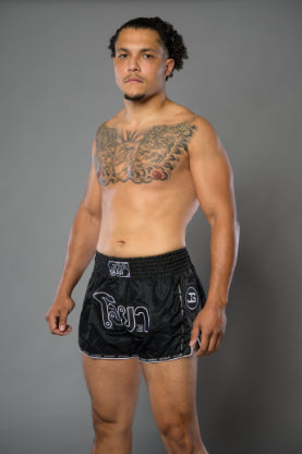 Joyagear Muay Thai Shorts Black/White