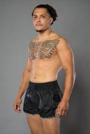 Joyagear Muay Thai Shorts Black/Black