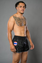 Joyagear Muay Thai Shorts Black/Black