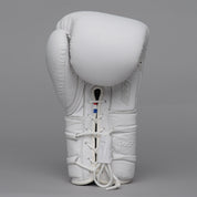 Joyagear Elite Performance Laces Boxing Gloves Leather White