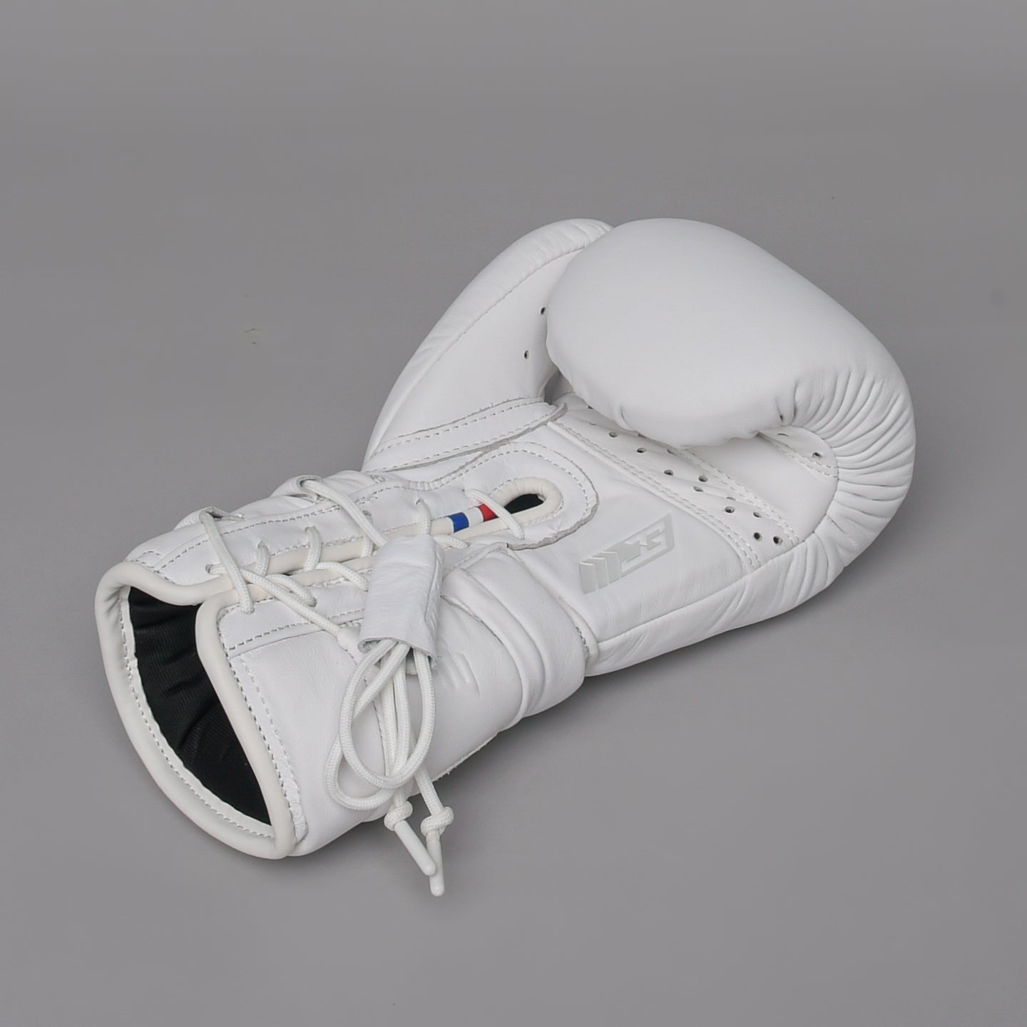 Joyagear Elite Performance Laces Boxing Gloves Leather White