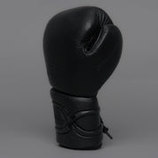 Joyagear Elite Performance Laces Boxing Gloves Leather Black