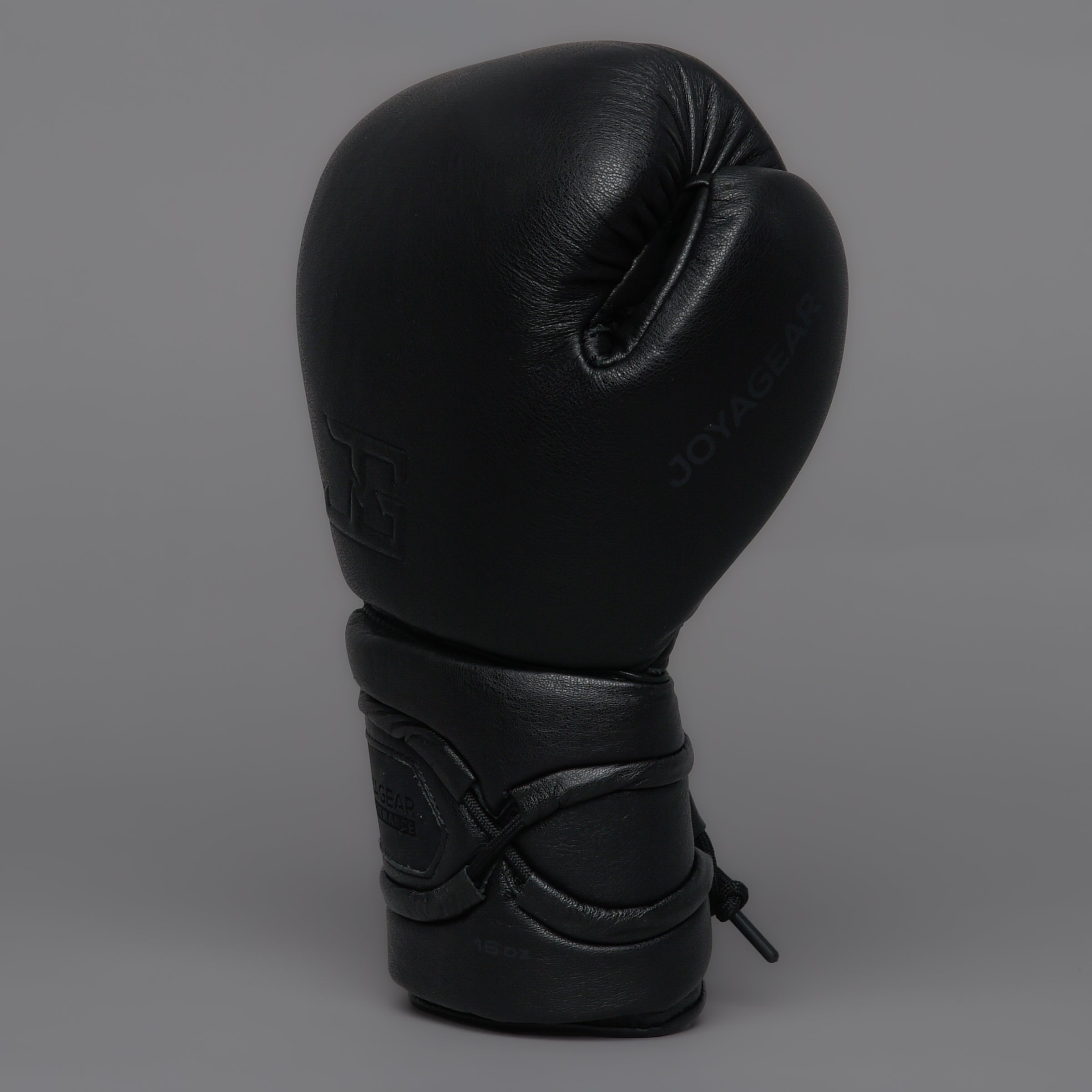 Joyagear Elite Performance Laces Boxing Gloves Leather Black