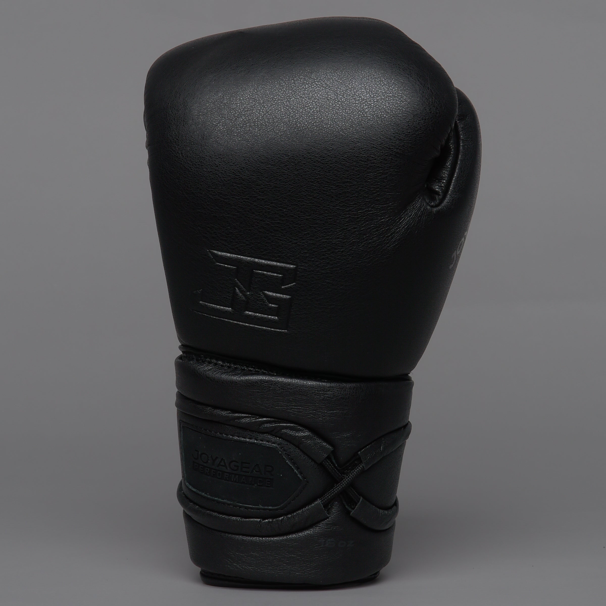 Joyagear Elite Performance Laces Boxing Gloves Leather Black