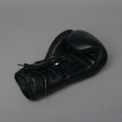 Joyagear Elite Performance Laces Boxing Gloves Leather Black