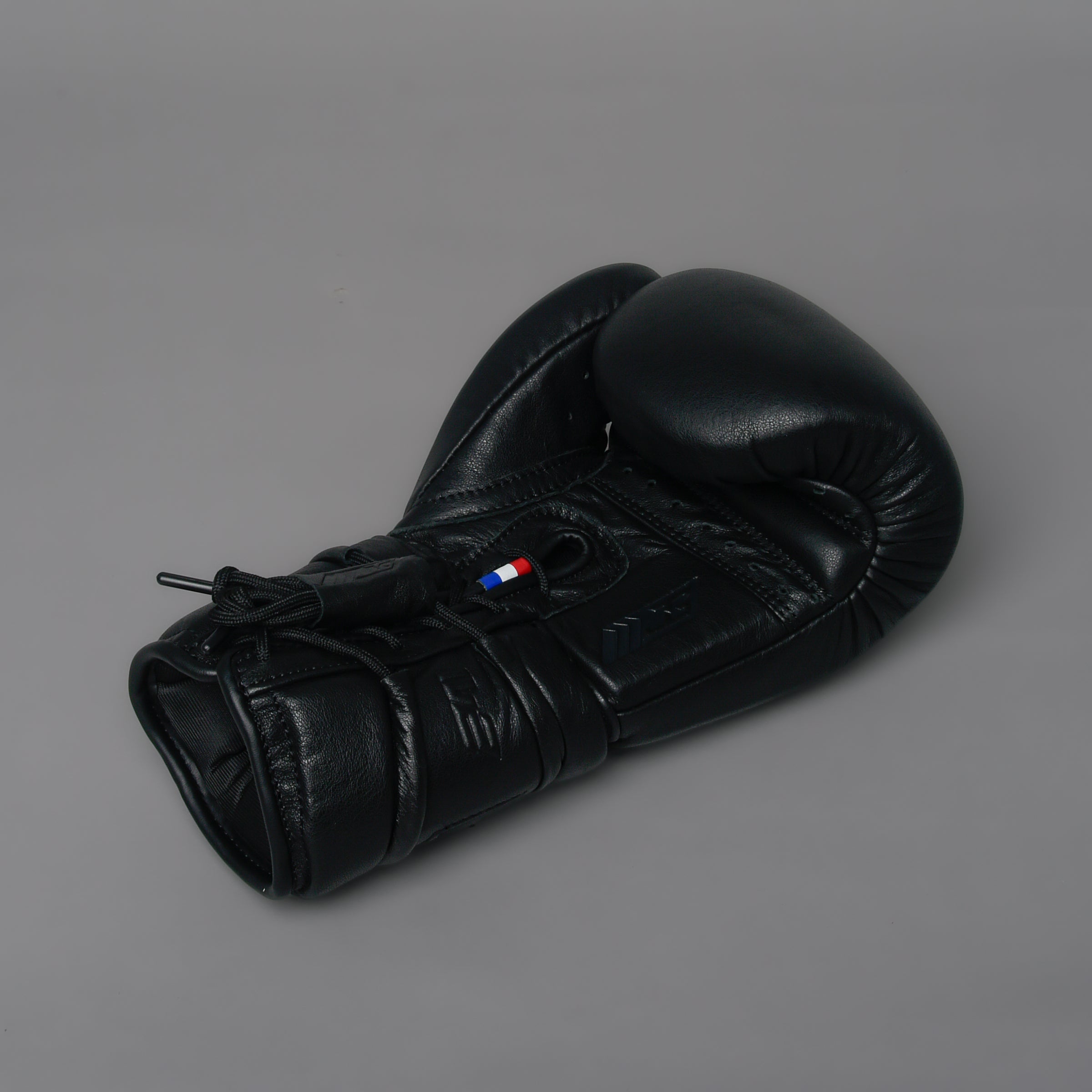 Joyagear Elite Performance Laces Boxing Gloves Leather Black