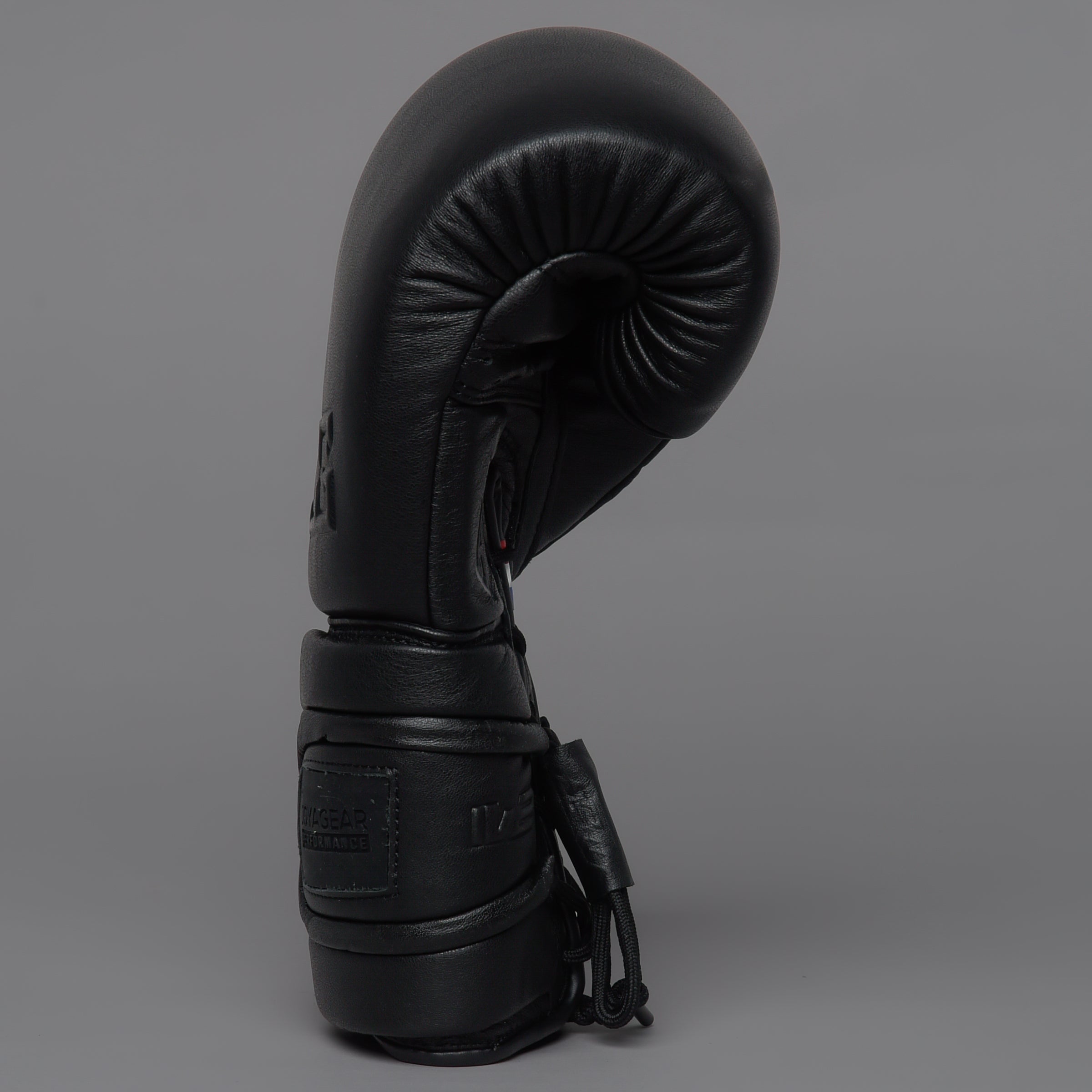 Joyagear Elite Performance Laces Boxing Gloves Leather Black