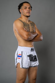 Joyagear Muay Thai Shorts White